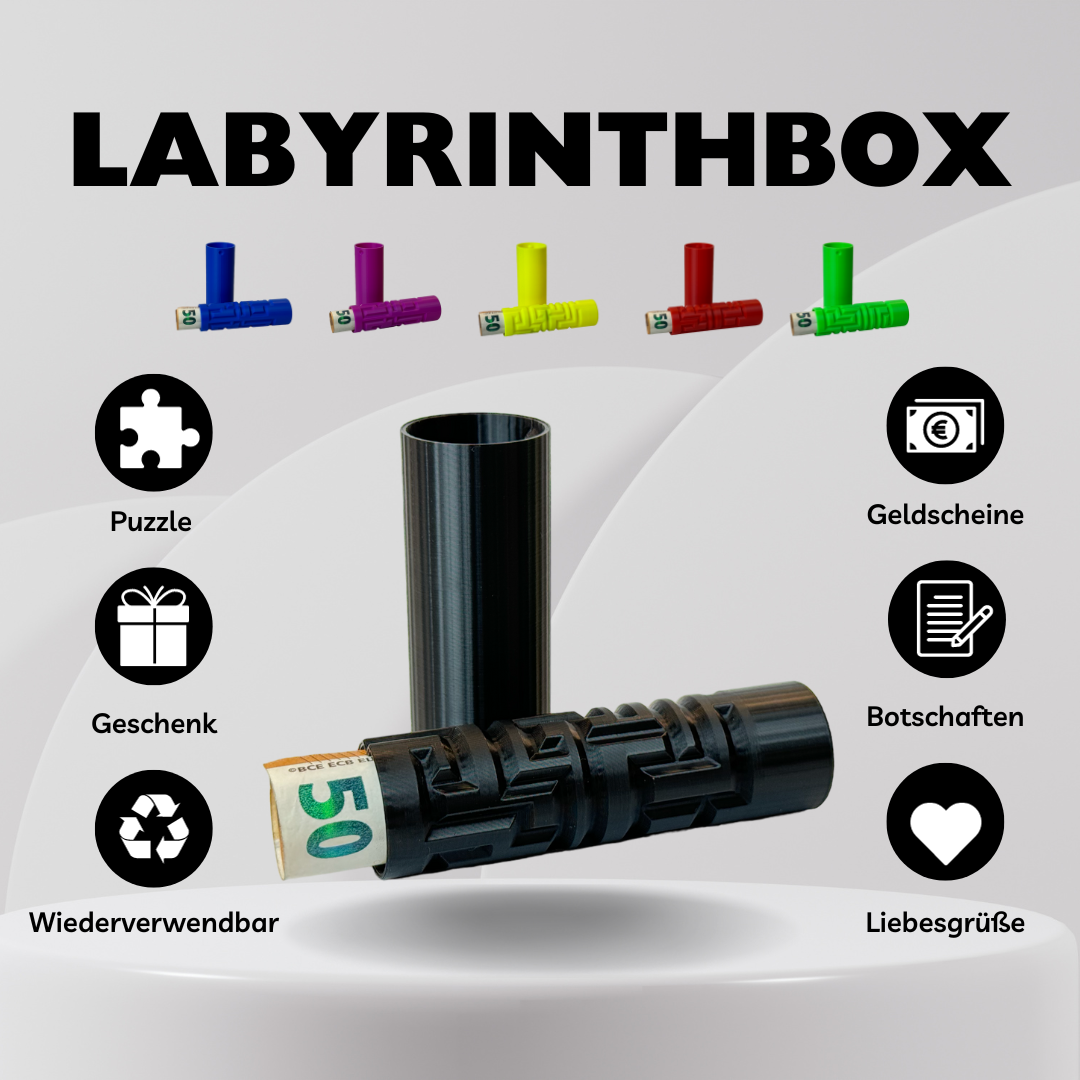 Labyrinthbox Puzzle Rätsel Geschenkbox