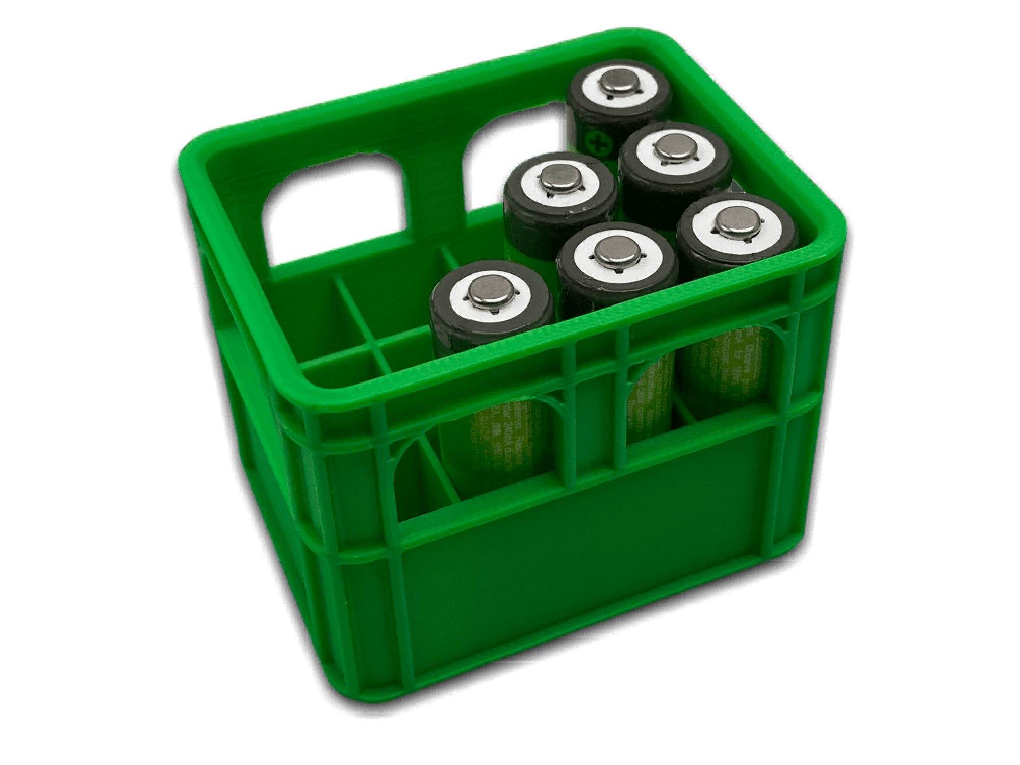 minikisten.de Batterie Bierkiste grün